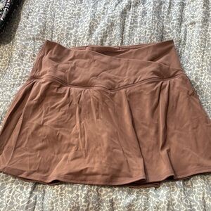 90 Degree By Reflex Chocolate Skater Skirt